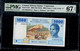 CAMEROON 2002 BANKNOT 1000 FRANCS PMG 67 UNC !! - Camerún