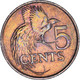 Monnaie, Trinité-et-Tobago, 5 Cents, 2012 - Trinidad En Tobago