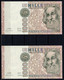 Coppia Banconote Da Lire 1000 Ottima Conservazione - 1000 Lire
