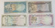 BILLET - YEMEN - LOT DE 4 - 1990 - 10, 20, 50 Et 100 Rials - P.23, 25, 27, 28 - PAYSAGES, VILLES, STATUES - Yemen