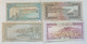 BILLET - YEMEN - LOT DE 4 - 1990 - 10, 20, 50 Et 100 Rials - P.23, 25, 27, 28 - PAYSAGES, VILLES, STATUES - Yémen