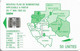 Gabon - OPT (Chip) - Map Of Gabon (Green) - SC7, Cn. 00588859 On Green Stripe, 50Units, Used - Gabun