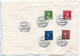 CZECHOSLOVAKIA 1935 Tyrš Centenary  Folder With Commemorative Postmarks..  Michel 314-17 - Oblitérés