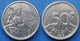 BELGIUM - 50 Francs 1989 Dutch KM# 169 Baudouin I (1951-1993) - Edelweiss Coins - 50 Frank