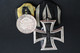 Delcampe - WW1 Germany Iron Cross Pin EK2 Republic Wiemar 1813-1914 And Wilhelm II Koenig Von Wuerttemberg 1892-1918 - Alemania