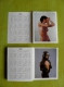 2 Calendars Calendar From Poland 1989 Woman Erotic - Formato Grande : 1981-90