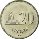 Monnaie, Équateur, 20 Sucres, 1991, TTB, Nickel Clad Steel, KM:94.2 - Equateur