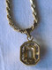 Elegante 585er Gold Damen Hals Kette Mit Schmuckstein Anhänger (DI8288) - Necklaces/Chains