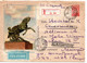 62544 - Russland / UdSSR - 1957 - 40K GAUmschlag M ZusFrankatur Per Einschreiben LENINGRAD -> Schweden, Le. Senkr Bug - Covers & Documents