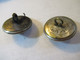 2 Boutons Anciens D'uniforme/Militaria/Grenade éclatant/Laiton Argenté/La Belle Jardinière Paris/ Début XXème   BOUT147 - Buttons