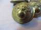 5  Boutons Anciens D'uniforme/Militaria/Grenade éclatant/Laiton Poli/24 Et 23 M-m/ Début XXème   BOUT149 - Buttons