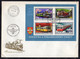 D131  /  Hongrie  3 FDC 1974  Thématique Train - Lettres & Documents