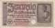 20 REICHSMARK Banknote Reichskreditkassenschein Umlaufschein ... - 20 Mark