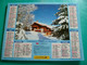 Calendrier Lavigne 1995  Combloux Mont Blanc Féerie Hivernale Almanach  Facteur Sarthe  PTT POSTE - Grand Format : 1991-00