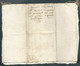 Lac Ecrite En" Flamand  ? Datée 1716 , Concernant Jouet De Staplande ( Famille Gobrectht , Herbout) Ava 332 - 1714-1794 (Paises Bajos Austriacos)