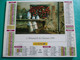 Calendrier Oberthur  1995 Brouette Fleurie Bidons Lait  Almanach  Facteur Sarthe  PTT POSTE - Grand Format : 1991-00