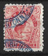 NEW ZEALAND...KING EDWARD VII...(1901-10.)..." 1902.."....FISCAL CANCEL...6d.....SG312d....UNUSUAL THUS...(CAT.VAL.£18.) - Post-fiscaal