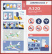 Air France/ Airbus A320 - 09/2021 - Consignes De Sécurité / Safety Card - Sicherheitsinfos