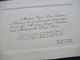 Delcampe - Frankreich 9.1945 (kurz Nach Dem 2.WK) Einladungskarten Hochzeit Jacques Danten Und Denise Carré Fontenay Les Briis - Historical Documents