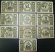 Rudolstadt: 10x 50 Pfennig - Bis 1.1.1922 - Alle Mit KN 028078 ! - Collections