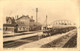 AVION LA GARE ARRIVEE DU TRAIN CARTE SEPIA - Avion