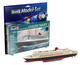 Revell - SET Paquebot QUEEN MARY 2 Cunard + Peintures + Colle Maquette Kit Plastique Réf. 65808 Neuf NBO 1/1200 - Boten