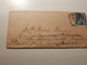 GRANDE BRETAGNE COVER 1892 2p Bleu DENTELE CANCEL LIVERPOOL POUR LA FRANCE - Briefe U. Dokumente