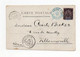 !!! N°16 OBLIT BLEUE N'DJOLE -  CONGO + CACHET MARITIME LOANGO A BORDEAUX 1900 SUR CPA - Storia Postale