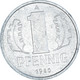 Monnaie, République Démocratique Allemande, Pfennig, 1980 - 1 Pfennig