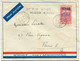 TCHAD LETTRE PAR AVION AVEC CACHET " PAR AVION ALGER CONGO " DEPART FORT-LAMY 11 JANV 35 TCHAD POUR LA FRANCE - Storia Postale