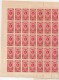 SOVIET UNION 1952 Orders And Medals 10 R. Complete Sheet Of 50 MNH / **.  Michel 1657a - Full Sheets