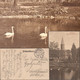 Allemagne 1915. Carte Postales De Franchise Militaire, Cygnes De Mönchengladbach, Münsterkirche Et Geroweiher - Swans