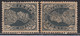 2 Perfin, Perfins, British India 1937 Used - Perforadas