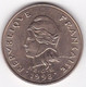 Nouvelle-Calédonie . 100 Francs 1998, En Cupro Nickel Aluminium, Lec# 139b, Superbe+++ - New Caledonia