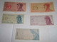 1964 Lot De 5 Bank Indonesia 1 5 10 25 50 Sen - Indonésie