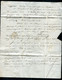 Càd D'entrée En Rouge De Calais Sur Lettre Avec Texte ( Incomplet) De Londres Pour Le Havre En 1840 - D 126 - Marques D'entrées