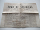 Frankreich 1884 Zeitung Erste Ausgabe / No 1 Ècho De Cerisiers Organe Officiel Du Comité Cantonal Républicain Yonne - 1850 - 1899