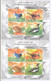 EFO, Colour Shift, Endangered Birds India, 2006 MNH Miniature Bird Adjutant Stork, Laughing Trush, Quil, Lesser Florican - Errors, Freaks & Oddities (EFO)