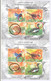 EFO, Colour Shift, Endangered Birds India, 2006 MNH Miniature Bird Adjutant Stork, Laughing Trush, Quil, Lesser Florican - Variétés Et Curiosités