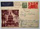 Entier Postal 90c Tombeau De Napoléon&Invalides+type Paix 75c#284A PAR AVION Paris1937>CZECHOSLOVAKIA (cover France - Standard- Und TSC-AK (vor 1995)