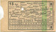 Deutschland - Fahrkarte - Potsdam - Stadtwerke Potsdam - Abt. Verkehrsbetriebe - Fahrschein 15Rpf. 1-2 Teilstrecken - Europa