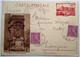 Entier Postal 90c Conciergerie&Fontaine Moliére+Mercure CATUS LOT1939>Langwies/Arosa GR Suisse(France Thêatre Militaire - Standard Postcards & Stamped On Demand (before 1995)