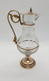 Delcampe - Burette Pour Eucharistie . Cristal Et Laiton. France XIXe Siècle. - Religious Art