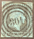 Mi 3 ABART VERSETZTES WZ Stpl 304 DANZIG Preussen 1850 2 Sgr Blau (Altdeutschland German States États Allemands Prusse - Used