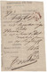 Italia - Italie - Genova - Gènes - Amministrazione Delle Poste - Reçu Postal - 20 Juillet 1852 ? - Ohne Zuordnung