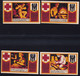 4x Helmstedt: 50 Pfg., 1 Mark, 1,50 + 2 Mark 24.12.1921 - Rotes Kreuz - Collections