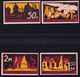 4x Helmstedt: 50 Pfg., 1 Mark, 1,50 + 2 Mark 24.12.1921 - Rotes Kreuz - Sammlungen