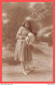 Nouvel An Bonne Année Jeune Fille - Bouquet De Fleurs Édit. E.M  CPA 1918 ♥♥♥ - Nouvel An