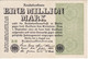 BILLETE DE ALEMANIA DE EINE MILLION MARK DEL AÑO 1923 CALIDAD EBC (XF) (BANKNOTE) - 1 Million Mark