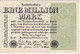 BILLETE DE ALEMANIA DE EINE MILLION MARK DEL AÑO 1923 CALIDAD EBC (XF) (BANKNOTE) - 1 Mio. Mark